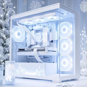 pink gaming pc case