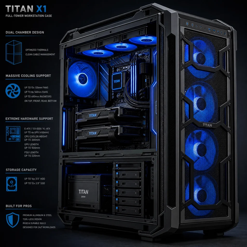 white gaming PC case