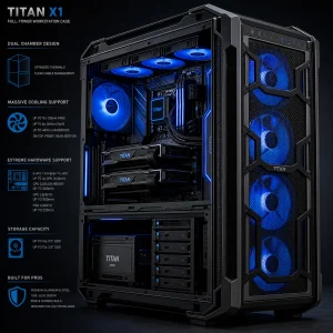 white gaming PC case