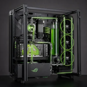 white gaming pc case